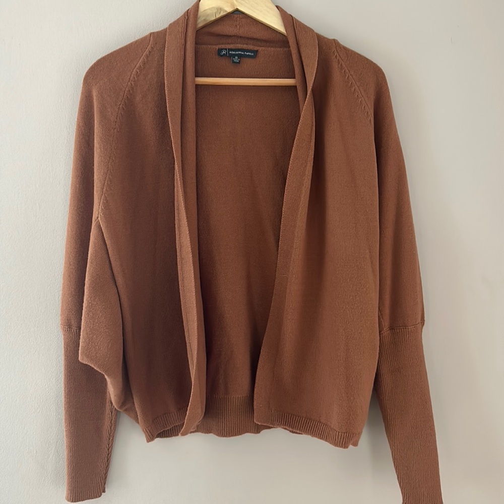 Camel Batwing Sleeve Cardigan